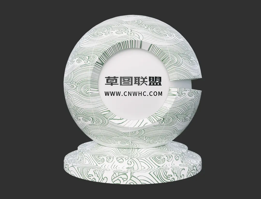 Enscape花纹瓷砖SketchUp墙砖地砖材质贴图下载0031