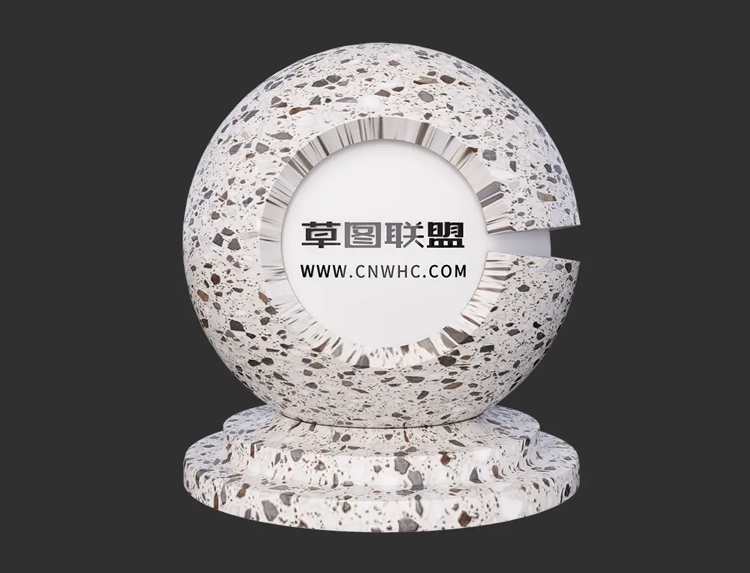 Enscape水磨石SketchUp地面材质贴图下载041