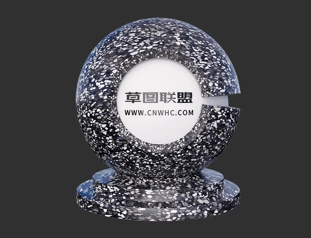 Enscape水磨石SketchUp地面材质贴图下载043