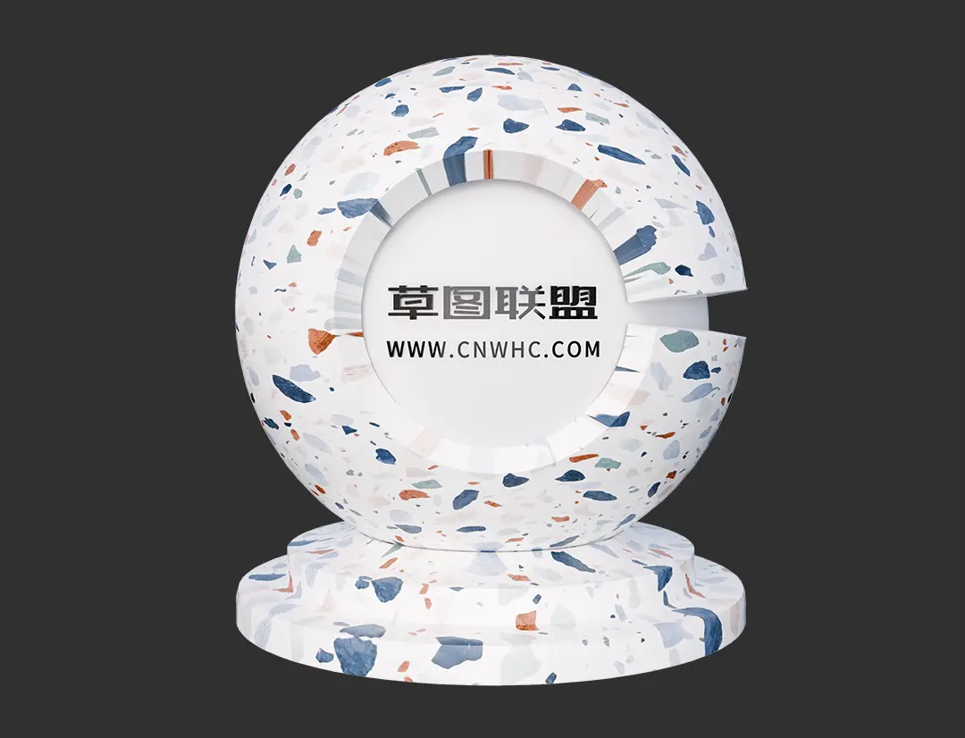 Enscape水磨石SketchUp地面材质贴图下载425