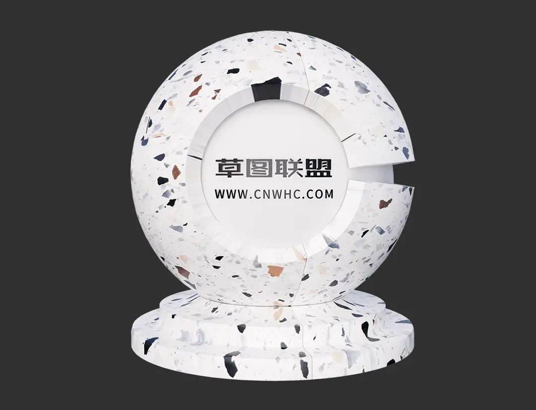 Enscape水磨石SketchUp地面材质贴图下载435