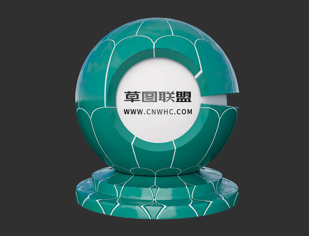 Enscape羽毛砖SketchUp瓷砖材质贴图下载0024