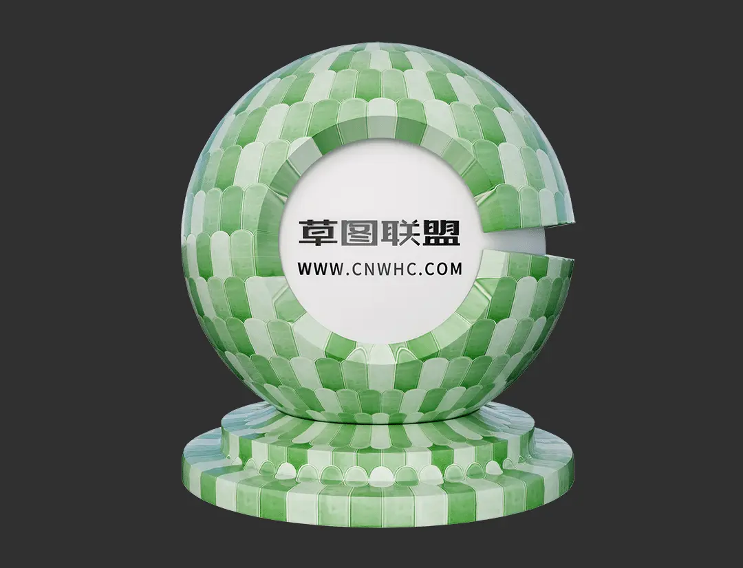 Enscape羽毛砖SketchUp瓷砖材质贴图下载0033