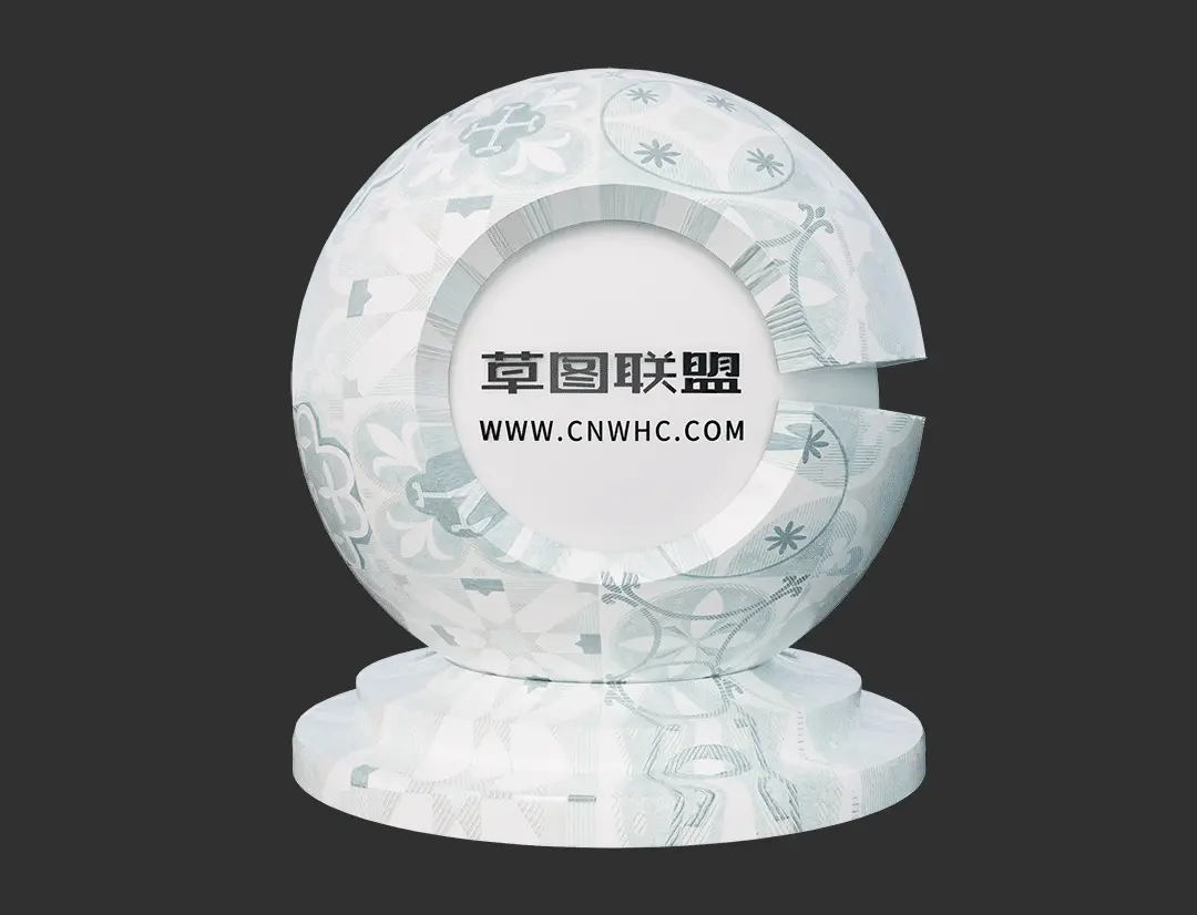 Enscape花纹瓷砖SketchUp墙砖地砖材质贴图下载0033