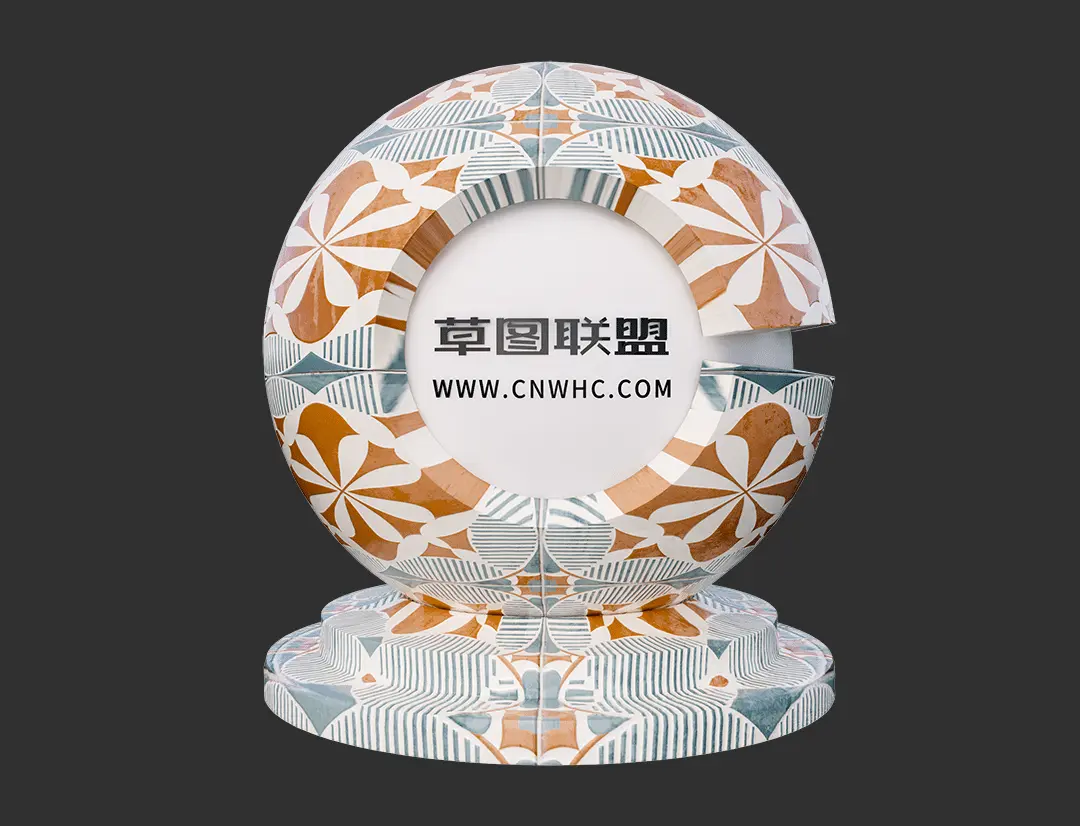 Enscape花纹瓷砖SketchUp墙砖地砖材质贴图下载0049