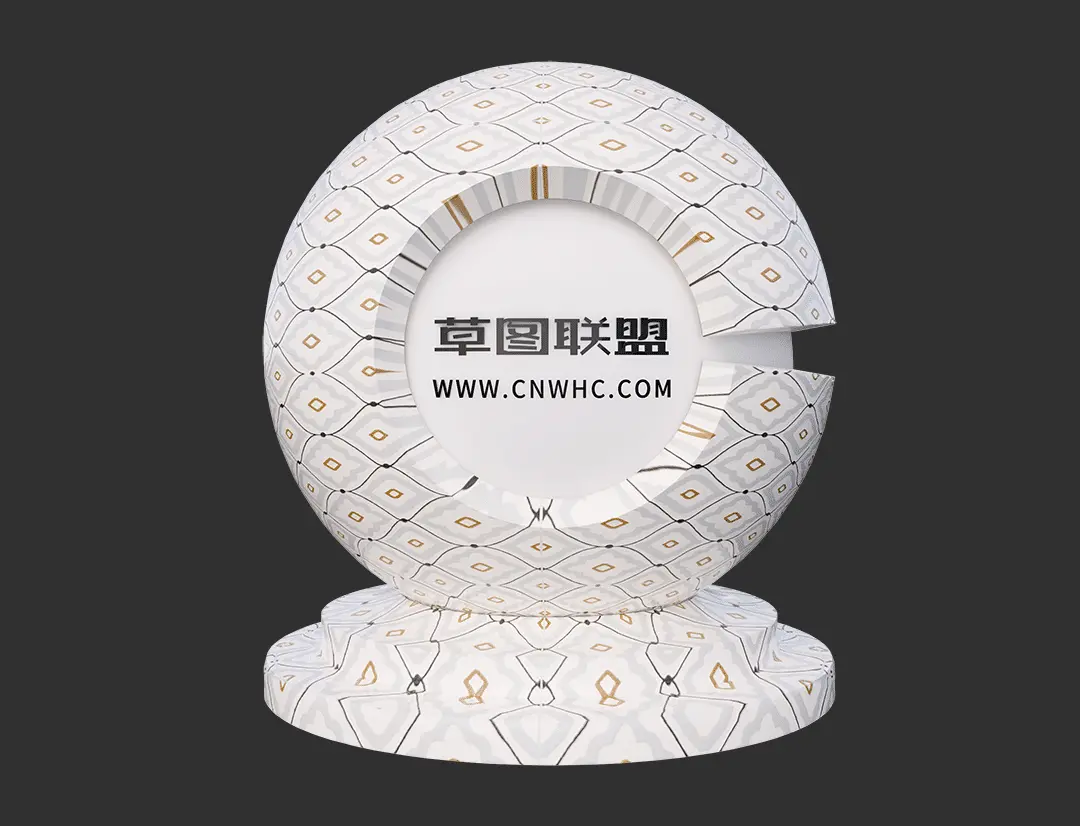 Enscape花纹瓷砖SketchUp墙砖地砖材质贴图下载0060