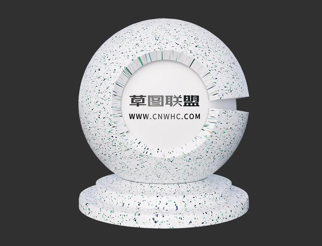 Enscape水磨石SketchUp地面材质贴图下载073
