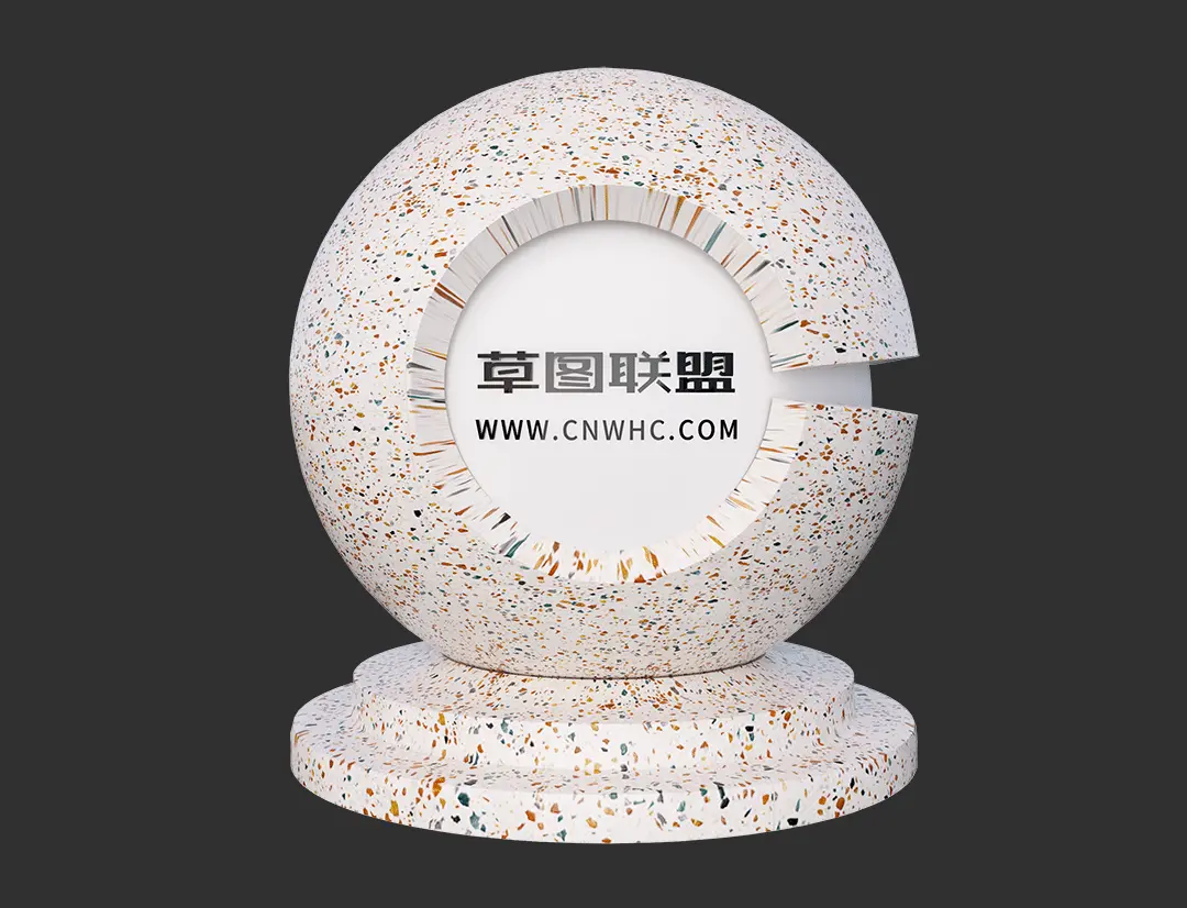 Enscape水磨石SketchUp地面材质贴图下载076
