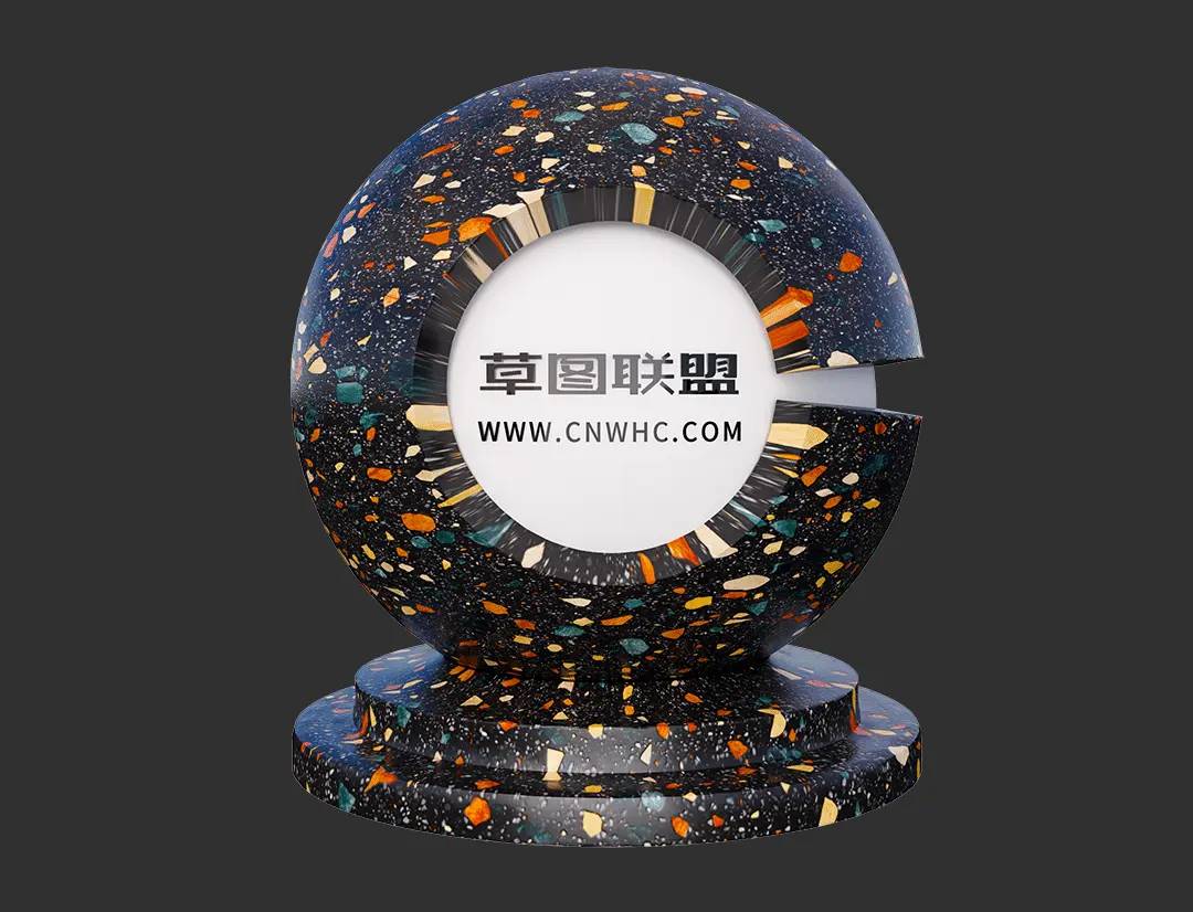 Enscape水磨石SketchUp地面材质贴图下载080