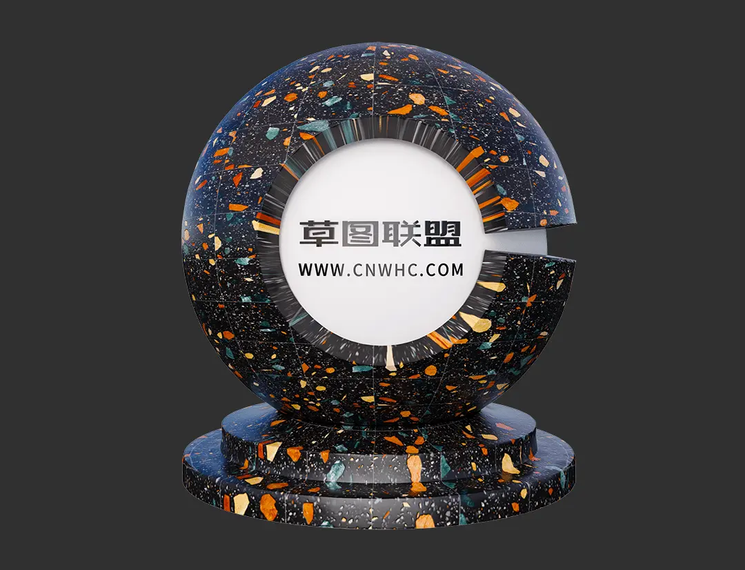 Enscape水磨石SketchUp地面材质贴图下载087