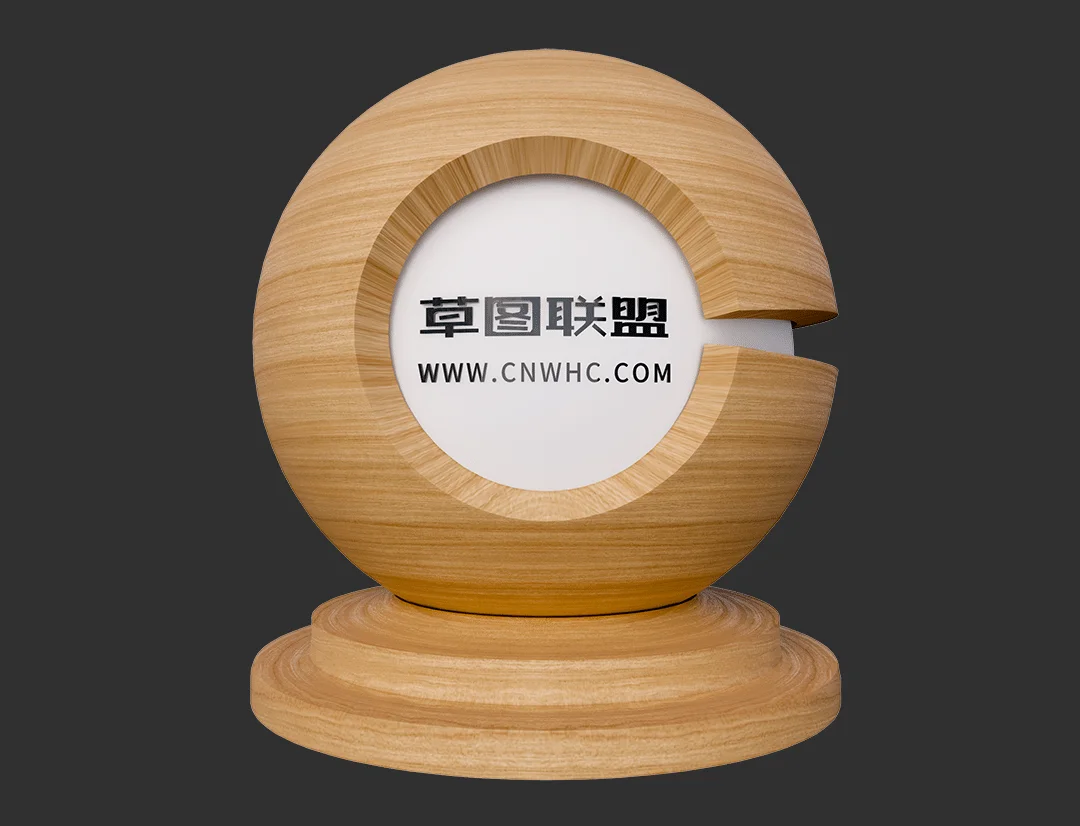 克洛斯邦木纹板材Enscape材质SketchUp材质贴图下载0016