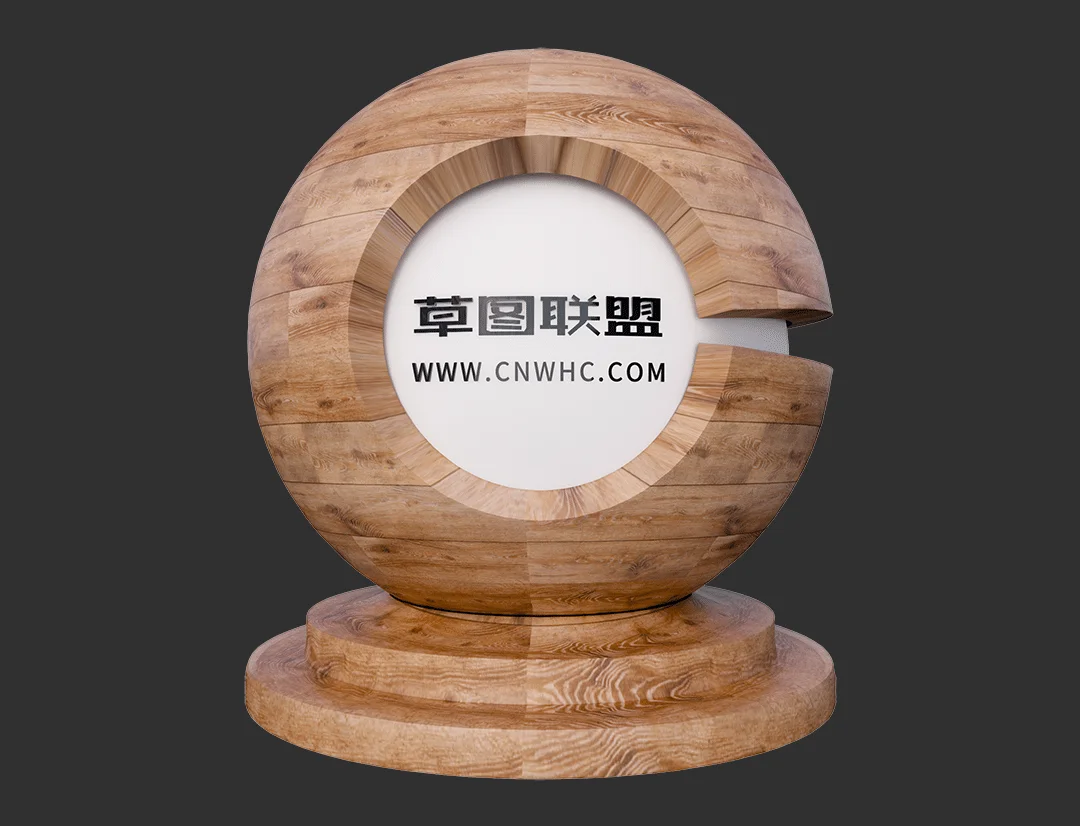 长颈鹿进口强化木地板Enscape材质SketchUp材质贴图下载0339