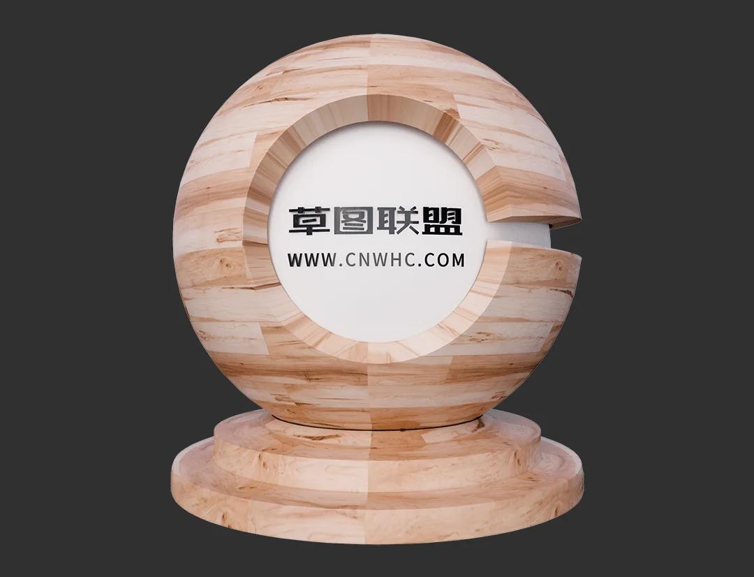 长颈鹿进口强化木地板Enscape材质SketchUp材质贴图下载0344