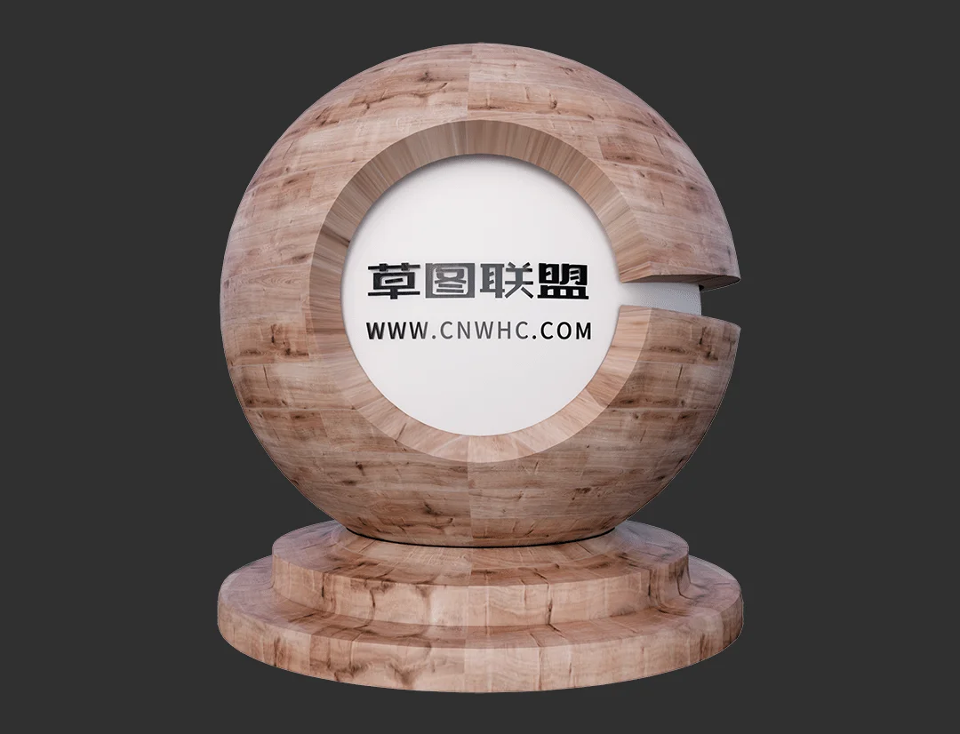 长颈鹿进口强化木地板Enscape材质SketchUp材质贴图下载0345
