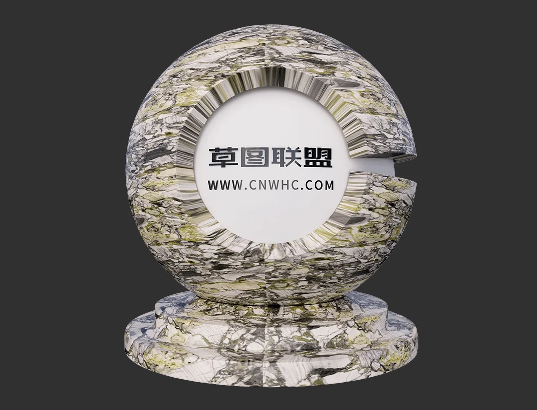奥力斯特岩板Enscape材质SketchUp材质贴图下载0457