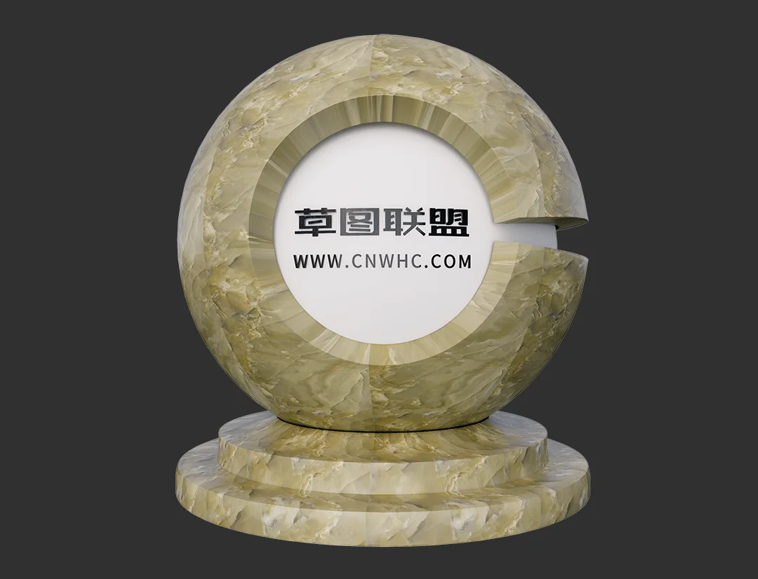 奥力斯特岩板Enscape材质SketchUp材质贴图下载0462