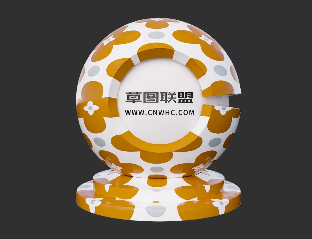 Enscape花纹瓷砖SketchUp墙砖地砖材质贴图下载0068