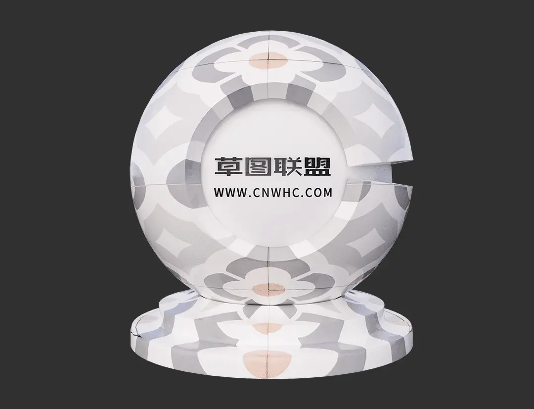 Enscape花纹瓷砖SketchUp墙砖地砖材质贴图下载0071