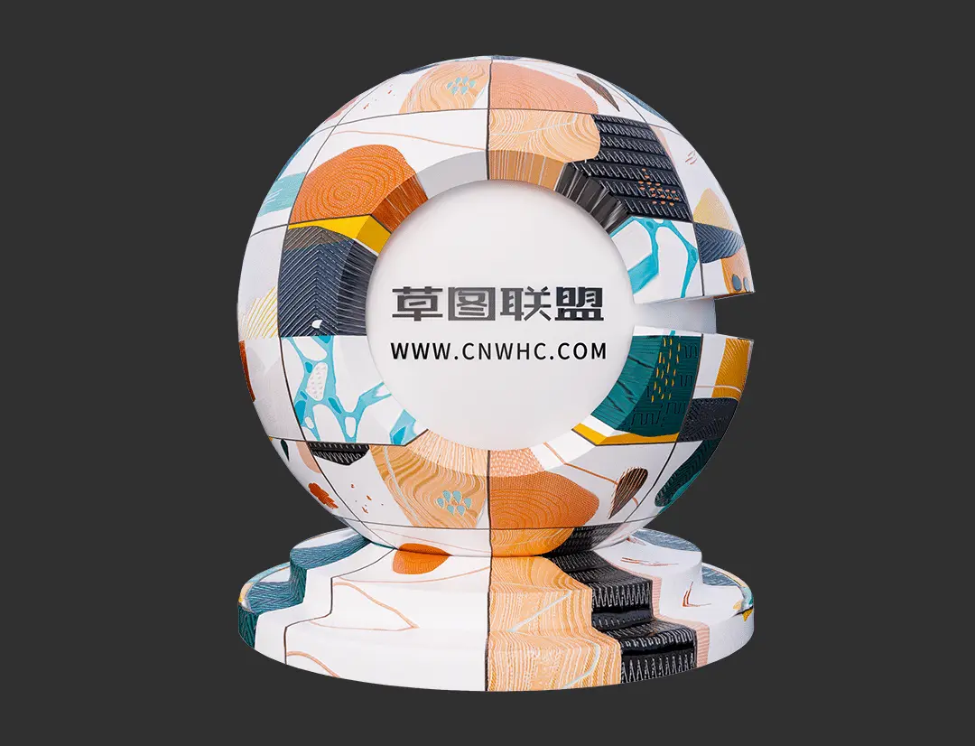 Enscape花纹瓷砖SketchUp墙砖地砖材质贴图下载0079