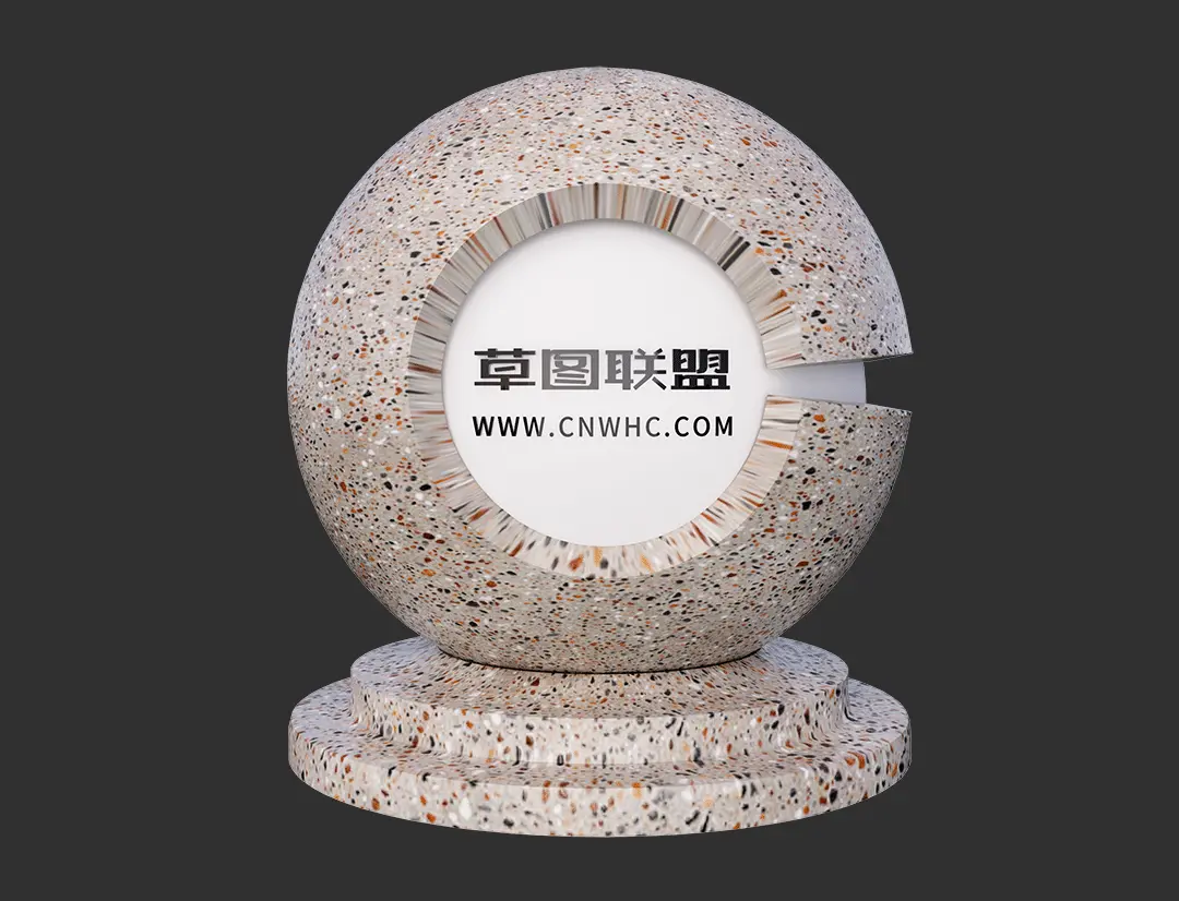 Enscape水磨石SketchUp地面材质贴图下载035