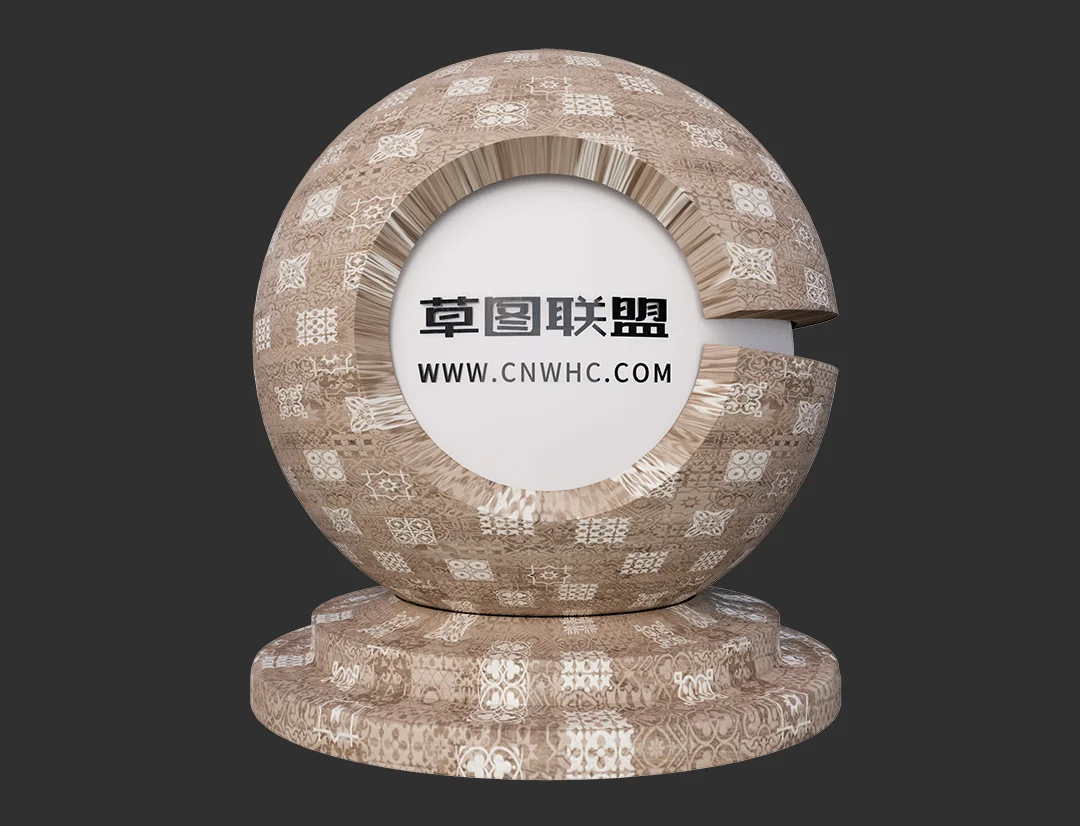 木纹爱格板Enscape材质SketchUp材质贴图下载036