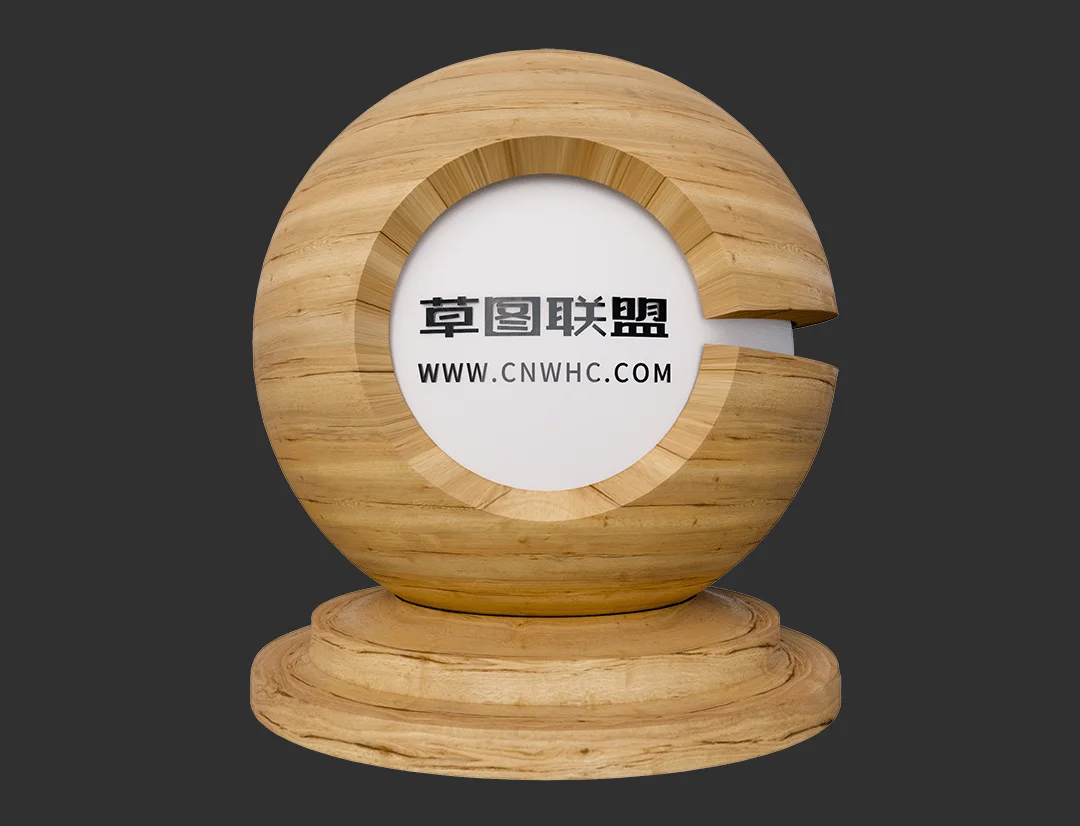 木纹爱格板Enscape材质SketchUp材质贴图下载052