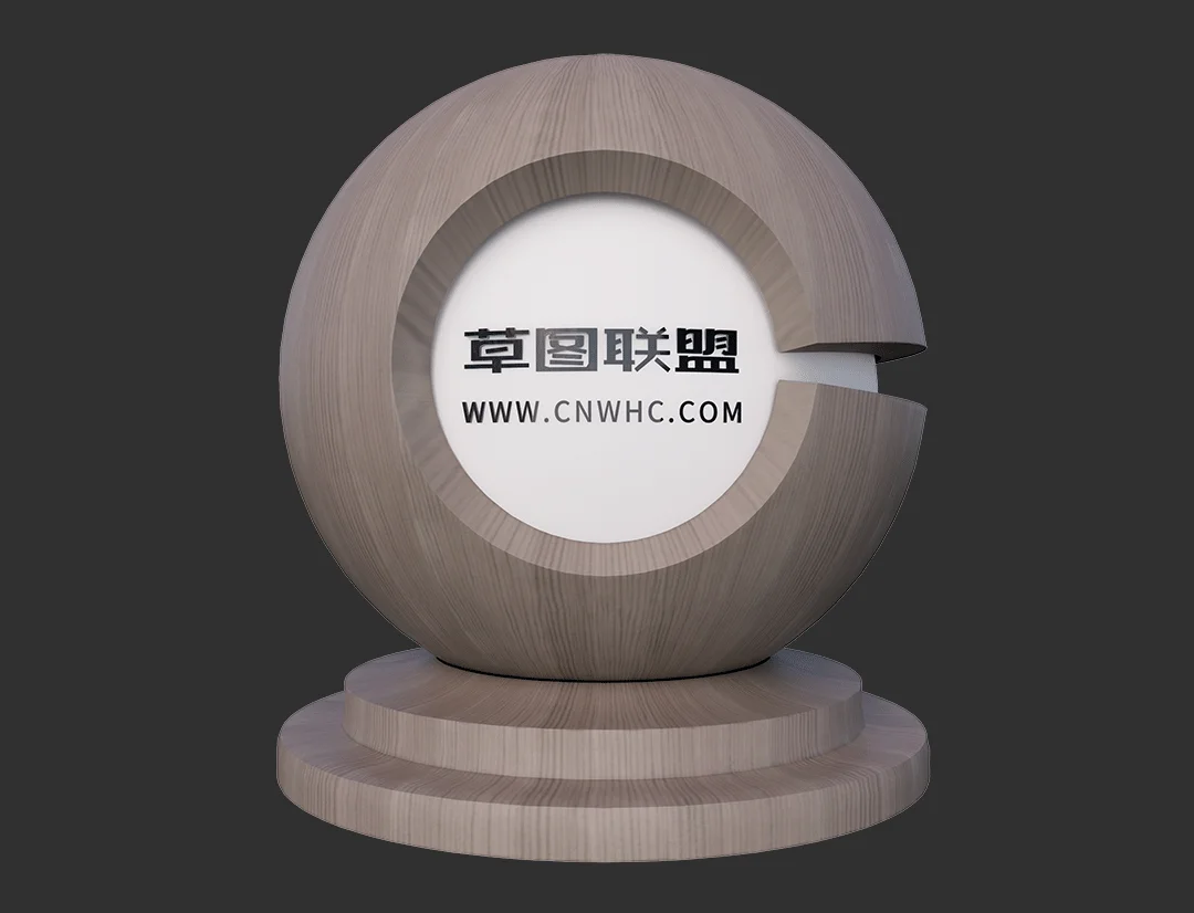 科定KD科技实木木皮板材Enscape材质SketchUp材质贴图下载0378