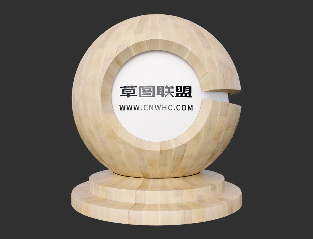 长颈鹿三层木地板Enscape材质SketchUp材质贴图下载0349