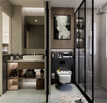 Enscape卫生间SketchUp草图大师模型下载304