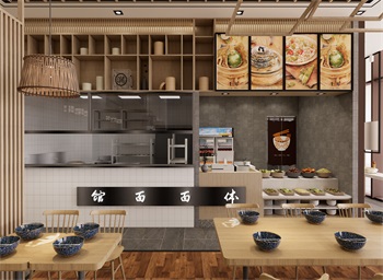 Enscap餐饮店SketchUp草图大师模型下载613