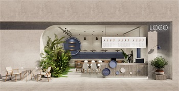 Enscap奶茶店SketchUp草图大师模型下载618