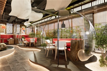 Enscap餐厅SketchUp草图大师模型下载630