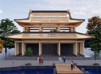 Enscap室外建筑SketchUp草图大师模型下载631