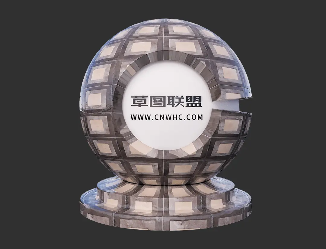 Enscape花纹瓷砖SketchUp墙砖地砖材质贴图下载0120