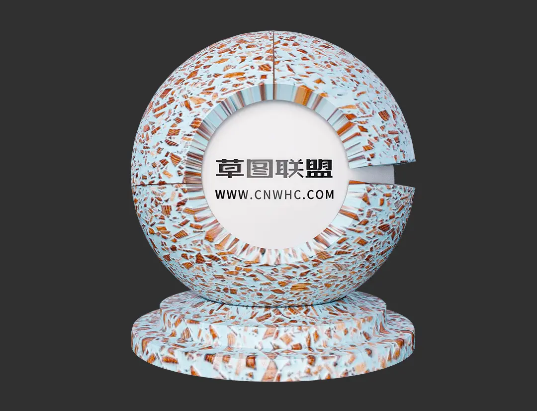 Enscape水磨石SketchUp地面材质贴图下载144