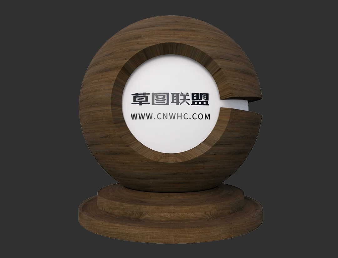 木纹爱格板Enscape材质SketchUp材质贴图下载074