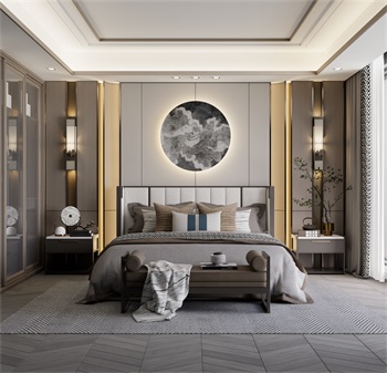 Enscap卧室SketchUp草图大师模型下载690