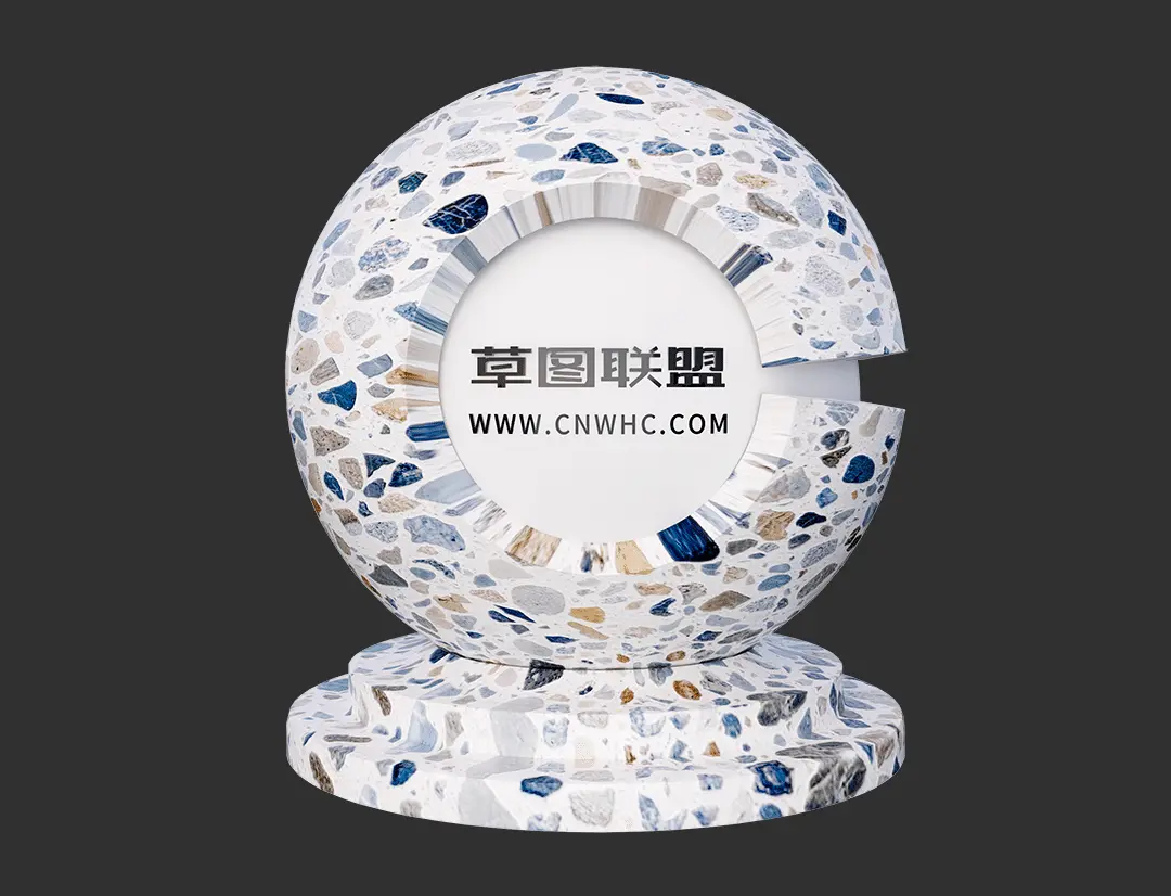 Enscape水磨石SketchUp地面材质贴图下载152