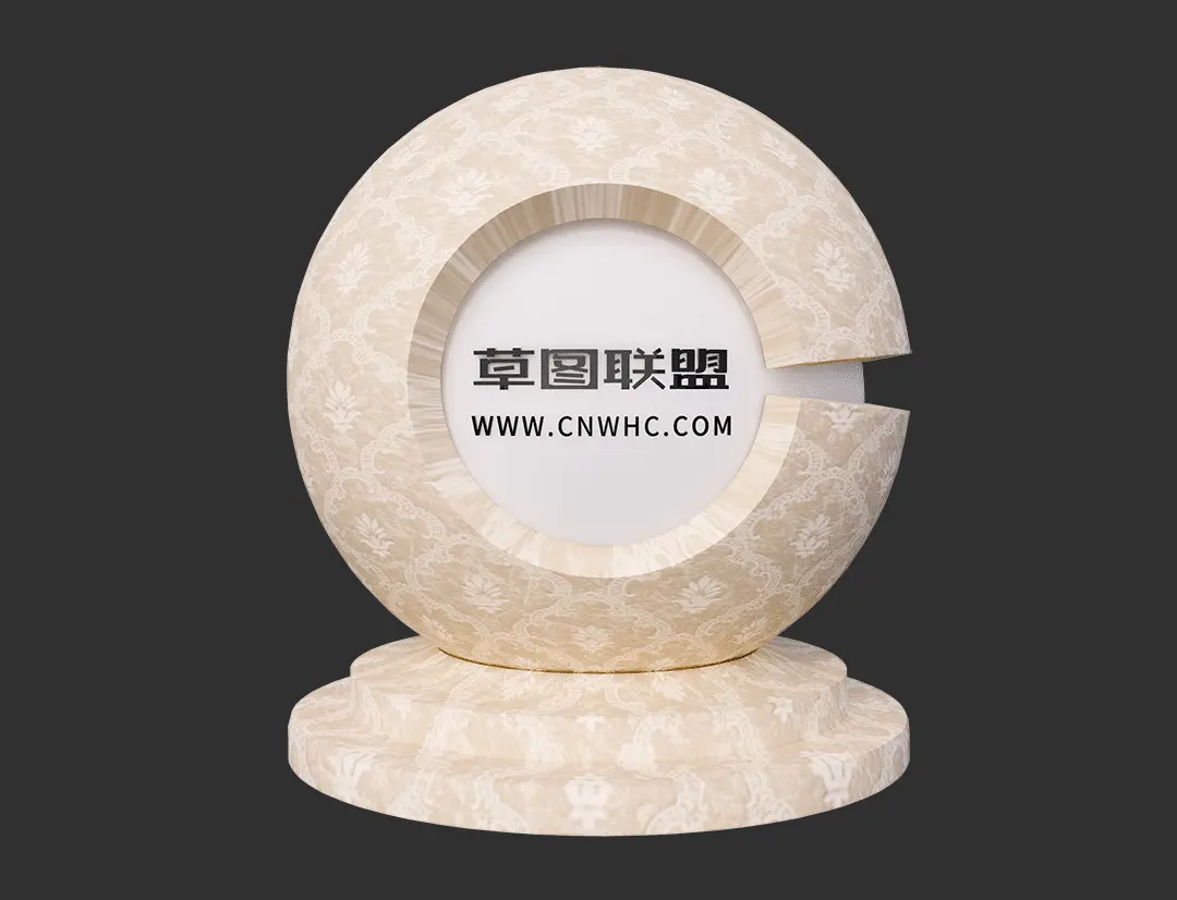 Enscape带图案的壁纸SketchUp墙纸材质贴图下载135