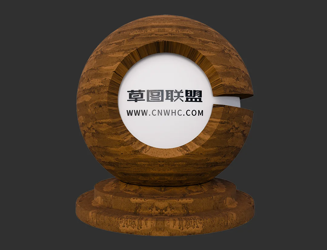 克洛斯邦木纹板材Enscape材质SketchUp材质贴图下载0099