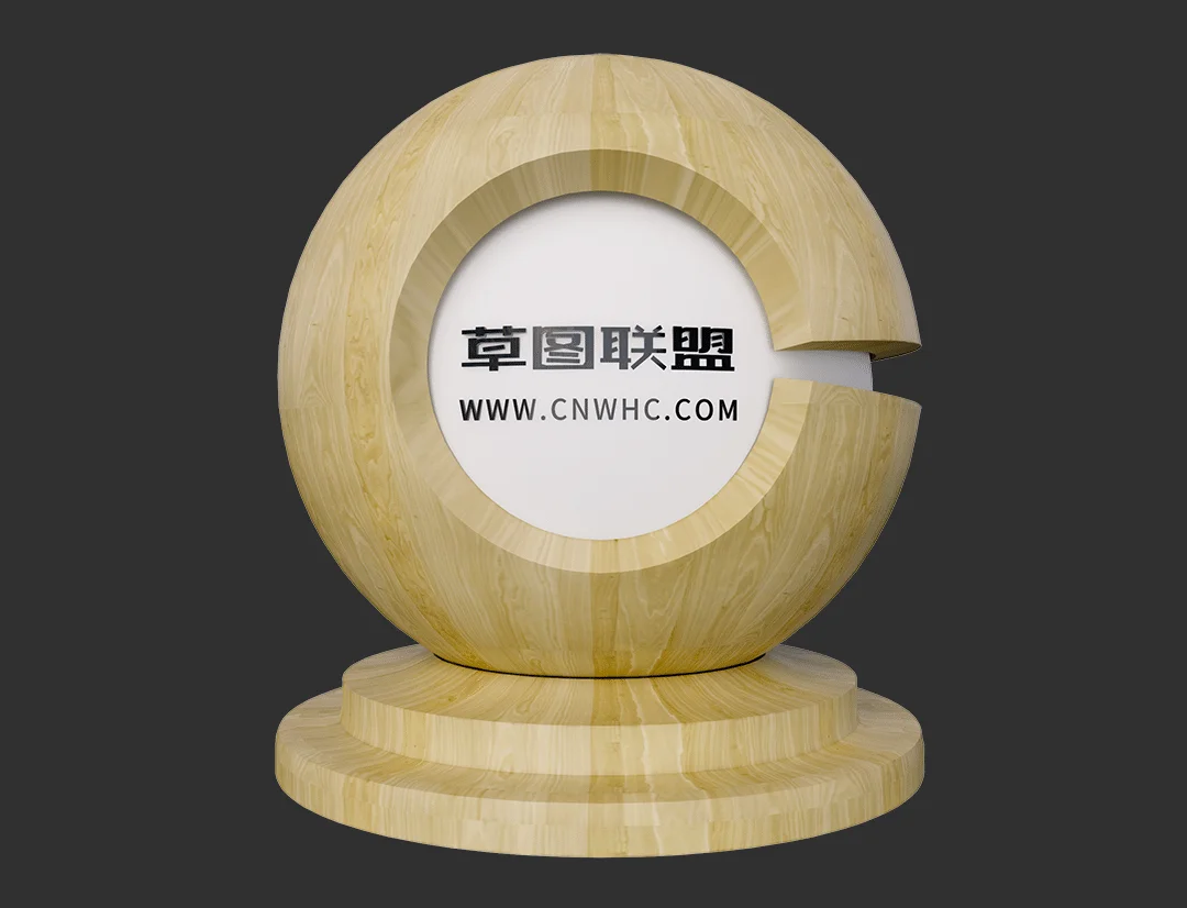 科定KD科技实木木皮板材Enscape材质SketchUp材质贴图下载0093