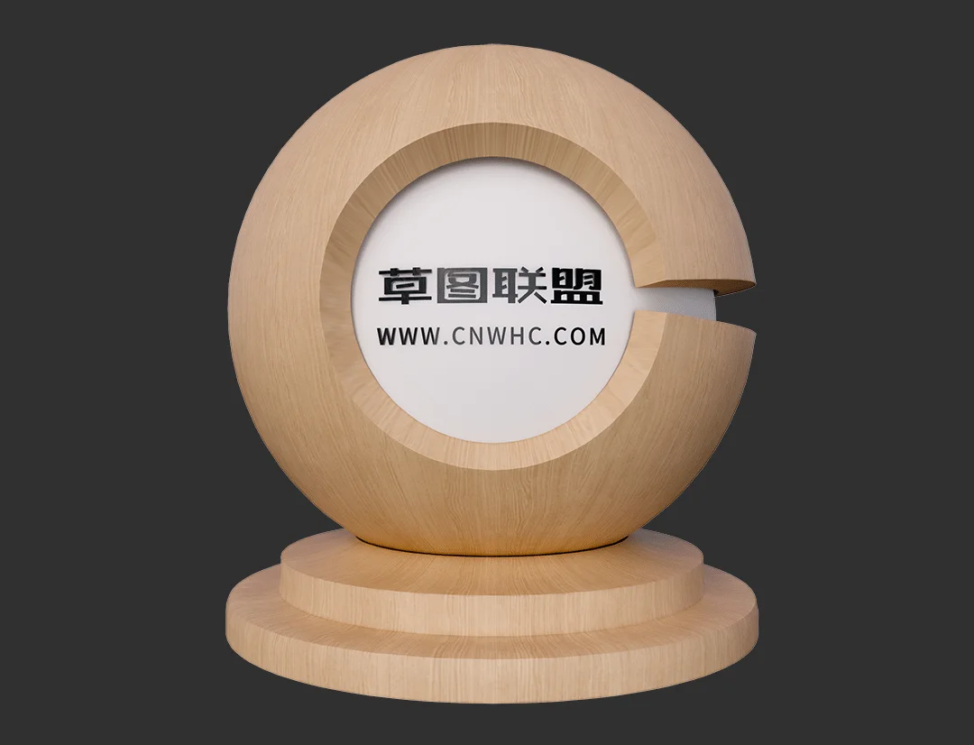 科定KD科技实木木皮板材Enscape材质SketchUp材质贴图下载0431