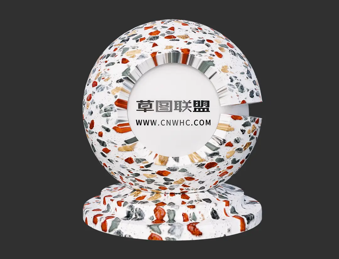 Enscape水磨石SketchUp地面材质贴图下载200