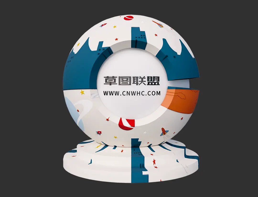 Enscape带图案的壁纸SketchUp墙纸材质贴图下载181