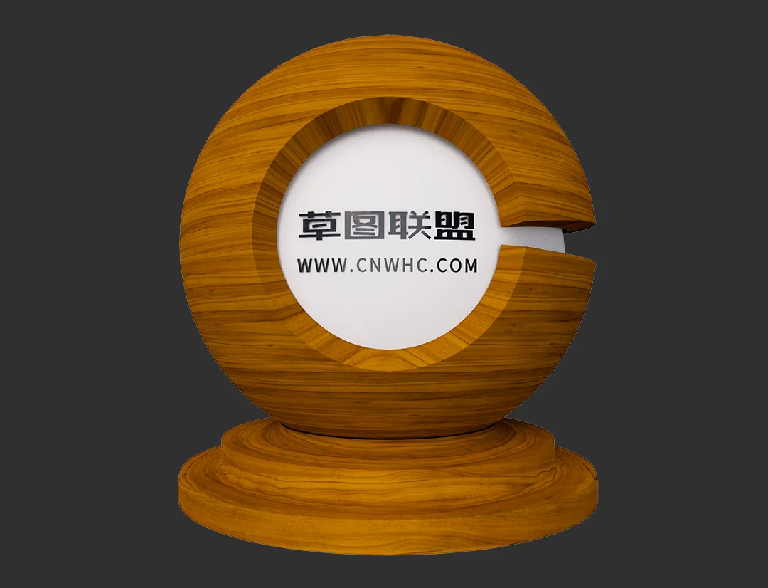 木纹爱格板Enscape材质SketchUp材质贴图下载0136