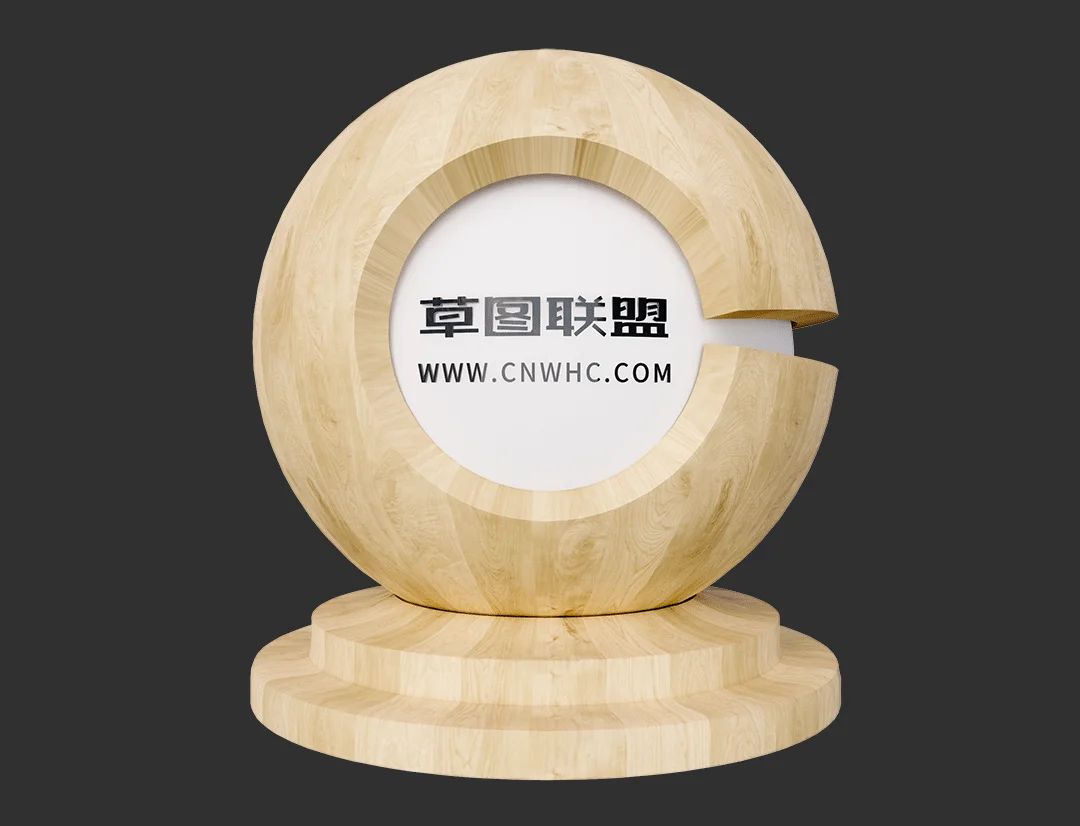 朗生木纹板材系列Enscape材质SketchUp材质贴图下载0124
