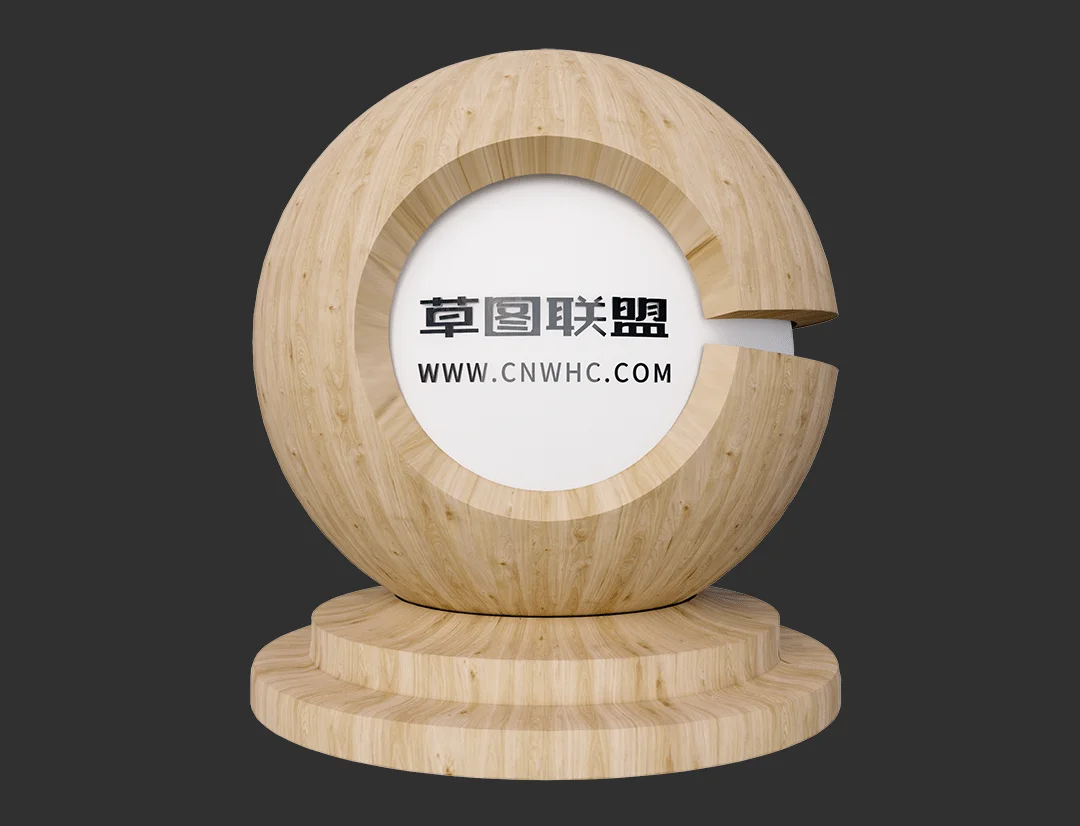 朗生木纹板材系列Enscape材质SketchUp材质贴图下载0139