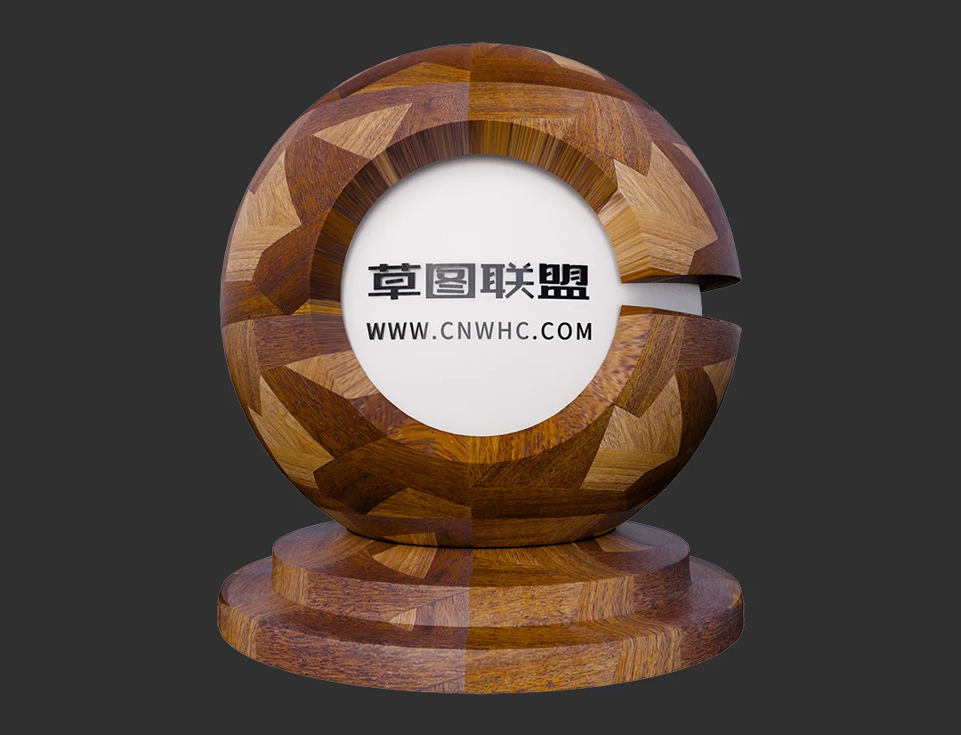 长颈鹿多层木地板Enscape材质SketchUp材质贴图下载0204