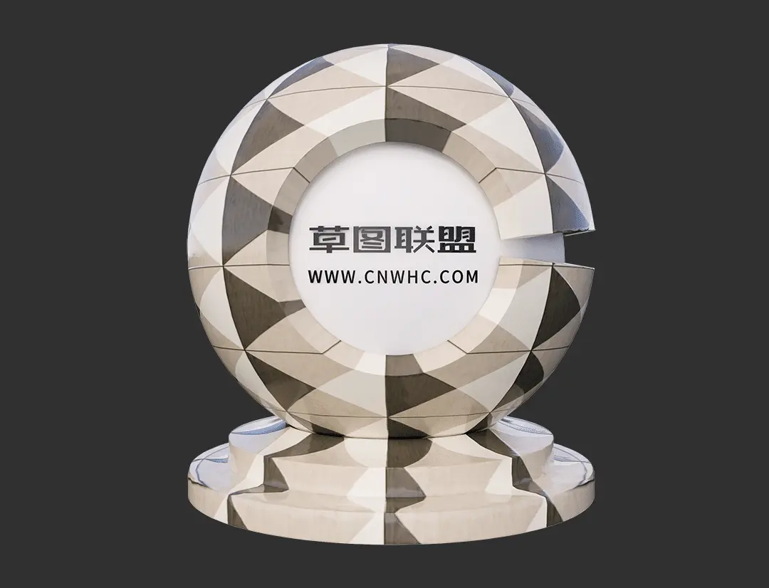 Enscape花纹瓷砖SketchUp墙砖地砖材质贴图下载0237