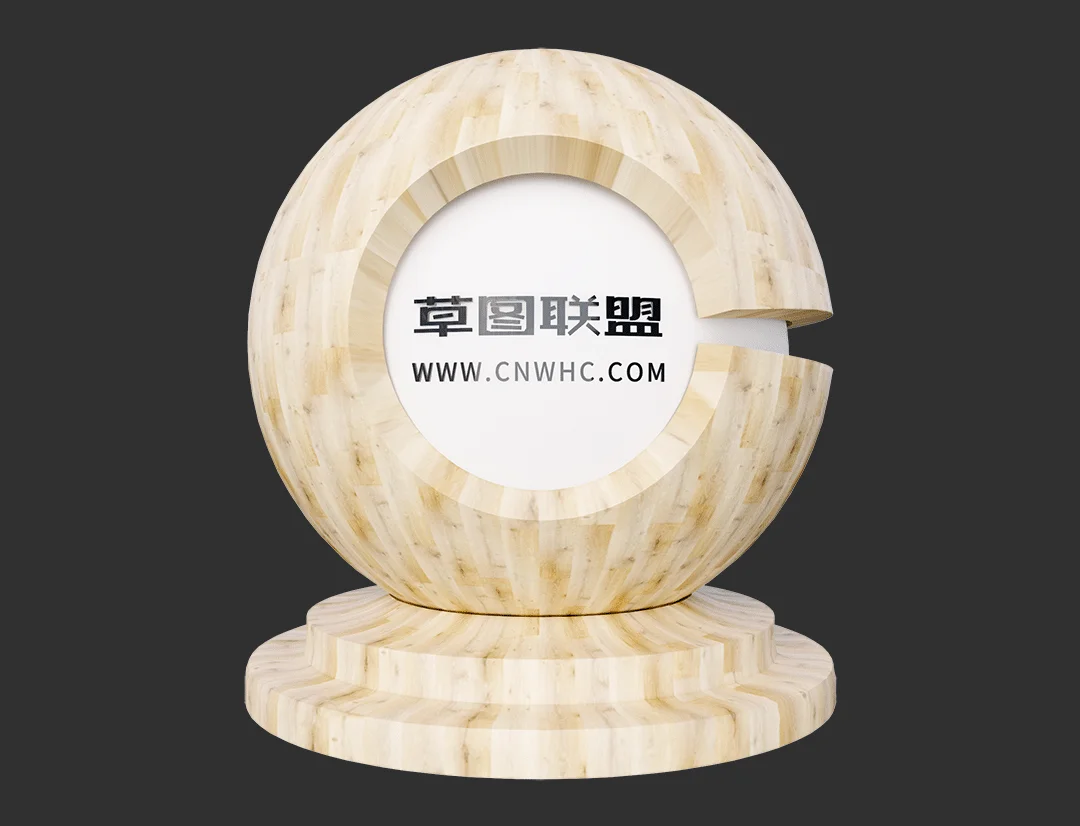 长颈鹿国产强化木地板Enscape材质SketchUp材质贴图下载0378
